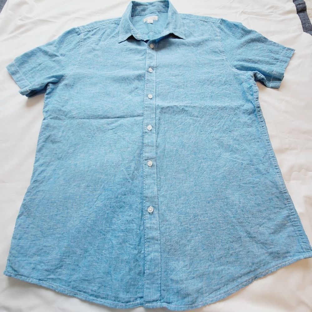 Sun+ Stone Blue Button Shirt - Picture 5 of 9